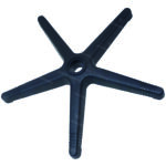 Repuesto estrella de plástico color negro 50cm