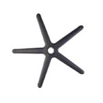 Repuesto estrella de plástico color negro 50cm