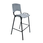 Silla cajera fija plástica